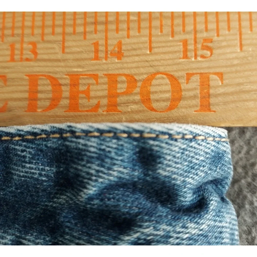 Ksubi‎ Women's Denim Mini Skirt Blue, Size 29 Raw Hem Snap Pockets - Picture 10 of 12